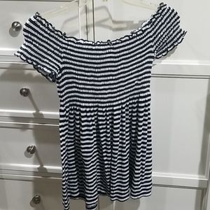 MLLP off the shoulder babydoll top